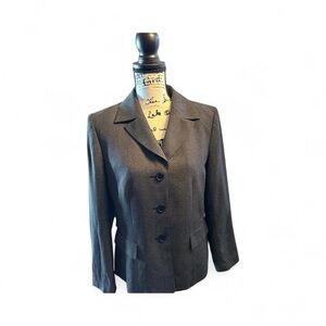 Black-Gray Blazer Jacket